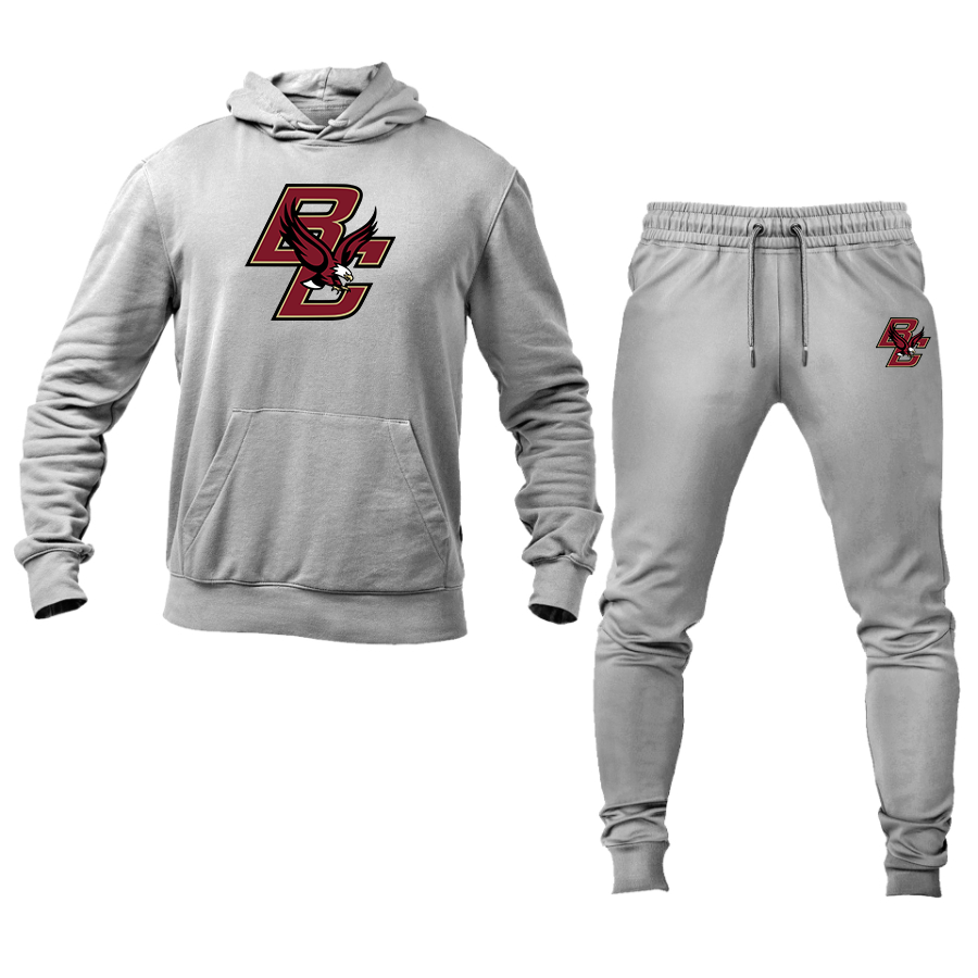 Men's Boston College Eagles  Hoodie Joggers Set