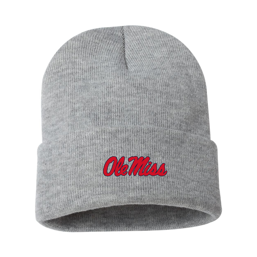 Mississippi Rebels Logo Beanie Hat