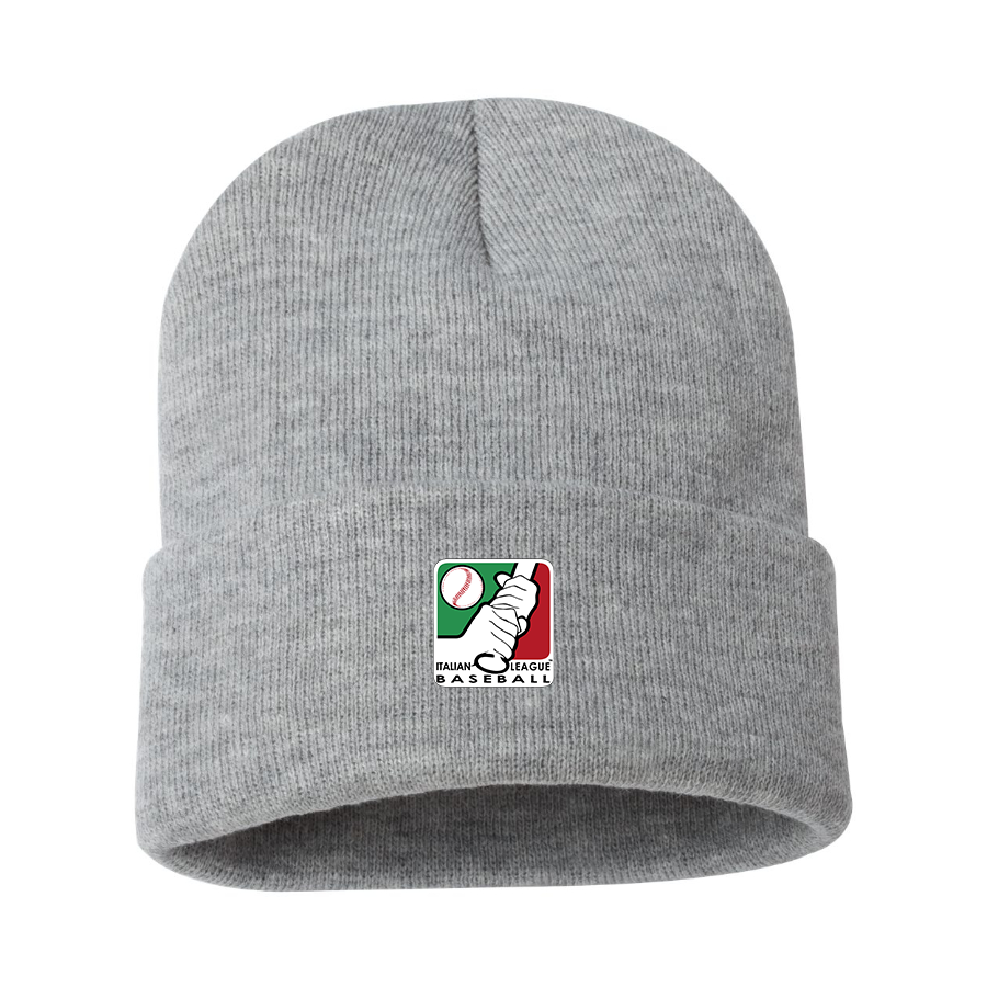 Italian Baseball League Logo Beanie Hat