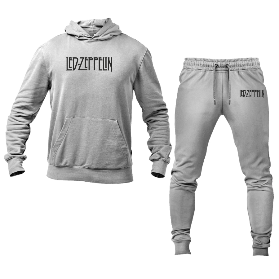 Men's Led Zeppelin Logo Hoodie Joggers Set