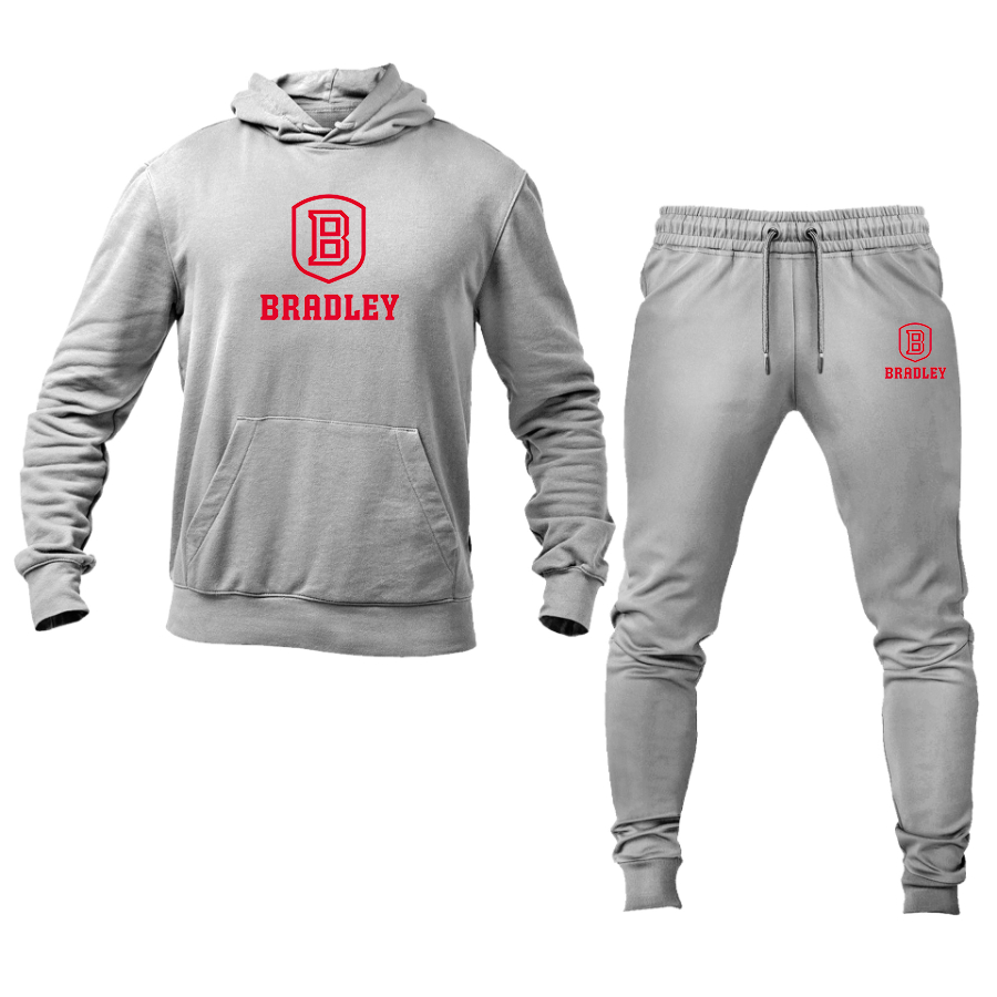 Men's Bradley Braves Hoodie Joggers Set