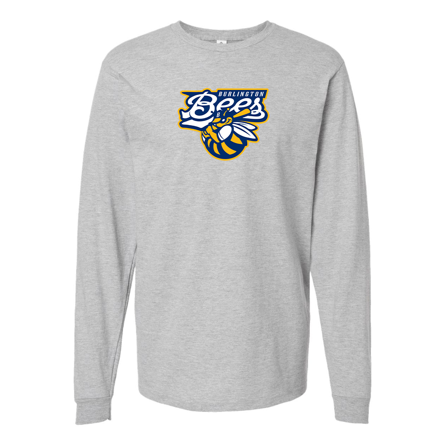 Men's Burlington Bees  Logo Cotton Long Sleeve T-Shirt