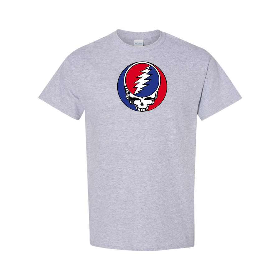 Men's Gratefu Dead Logo Cotton T-Shirt