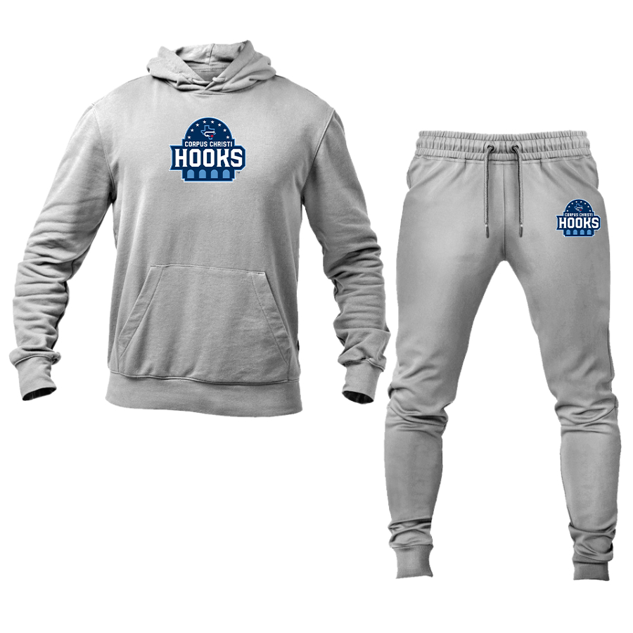 Men's Corpus Christi Hooks Logo Hoodie Joggers Set