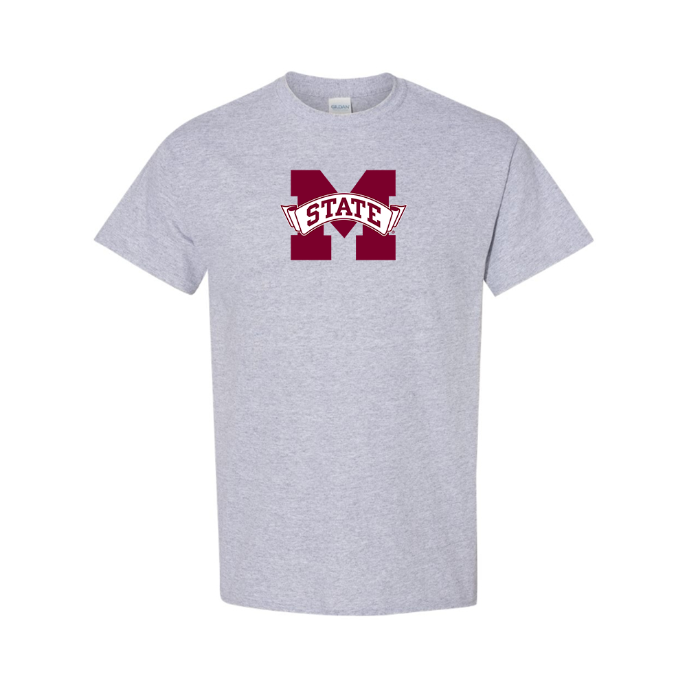 Men's  Mississippi State Bulldogs Logo Cotton T-Shirt