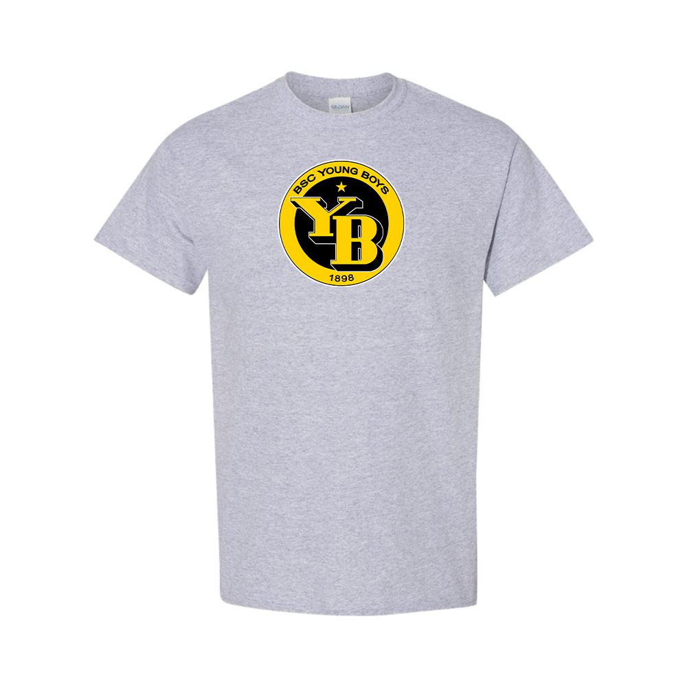 Men's Young Boys Soccer Cotton T-Shirt