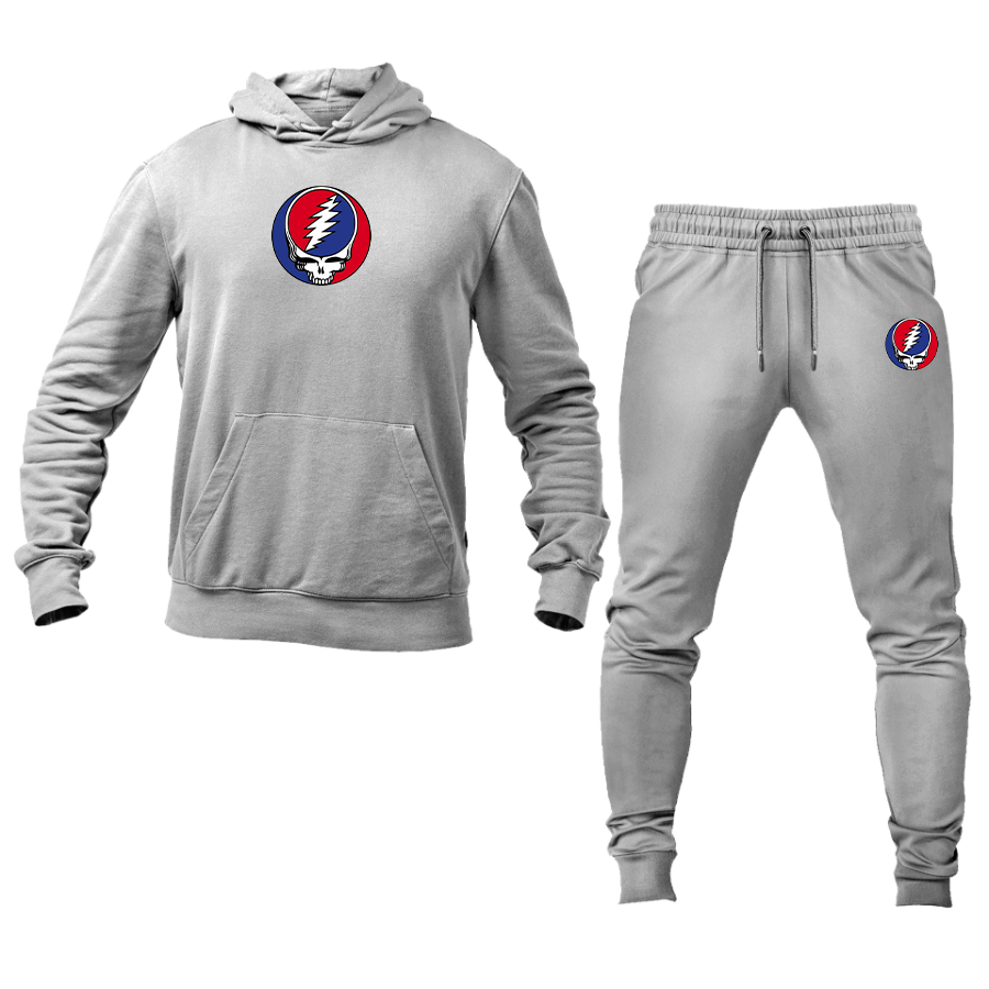 Men's Gratefu Dead Logo Hoodie Joggers Set