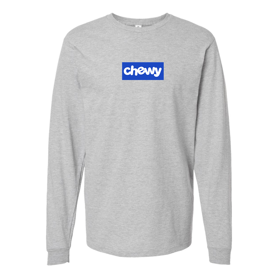 Men's chewy Logo Cotton Long Sleeve T-Shirt