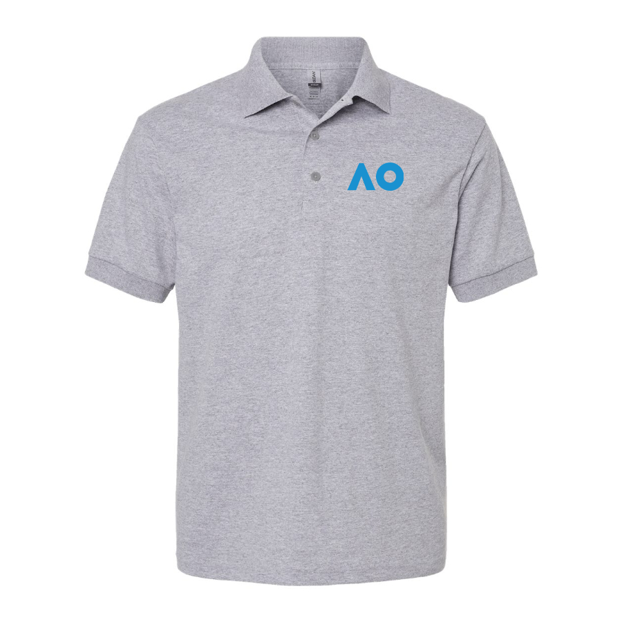 Men's Australian Open Logo Dry Blend Polo