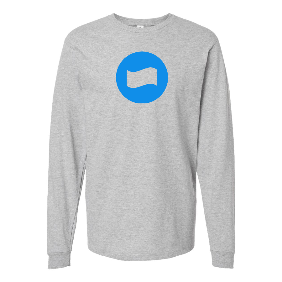 Men's Dana  Logo Cotton Long Sleeve T-Shirt