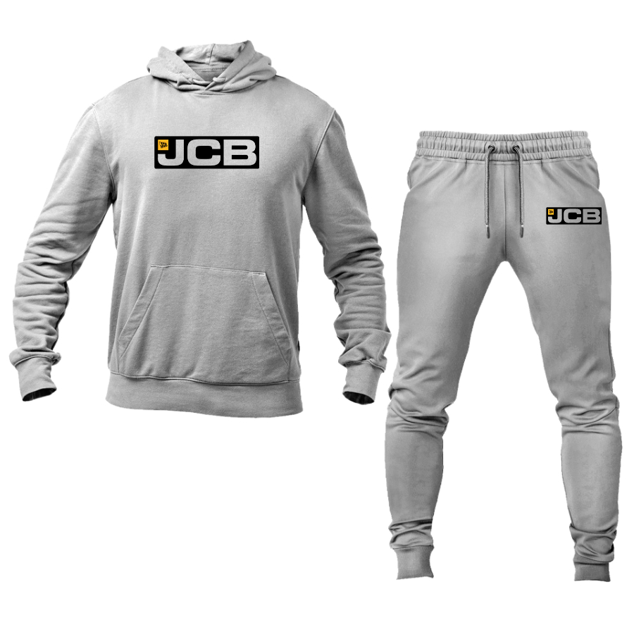 Men's JCB Logo Hoodie Joggers Set