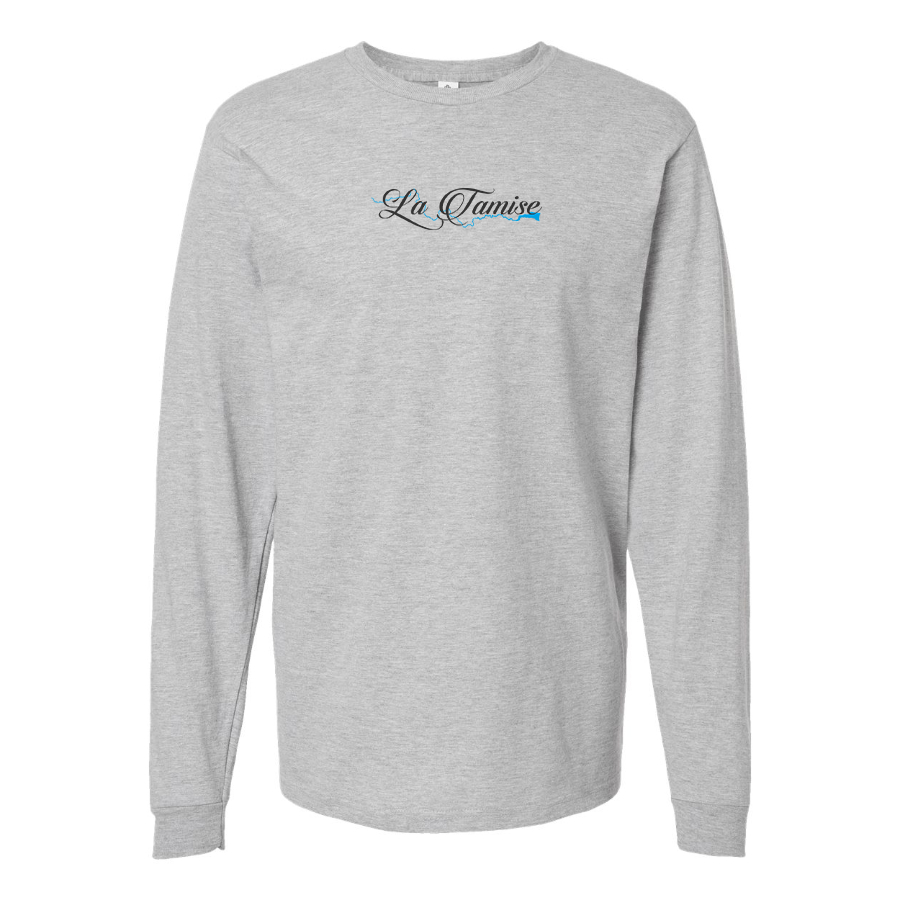 Men's La Tamise Logo  Cotton Long Sleeve T-Shirt