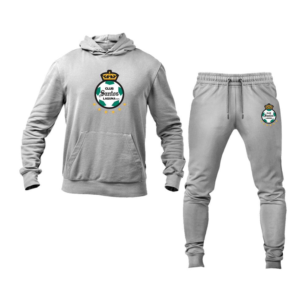 Men's Santos Laguna Soccer Hoodie Joggers Set