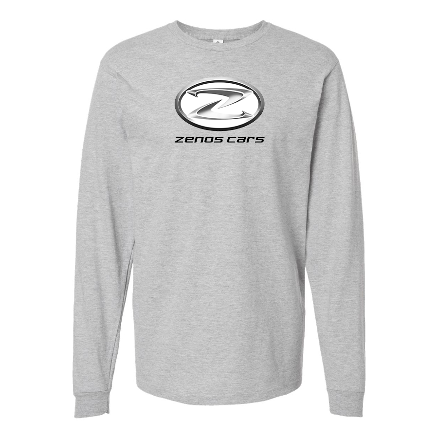 Men's Zenos Cars Logo Cotton Long Sleeve T-Shirt