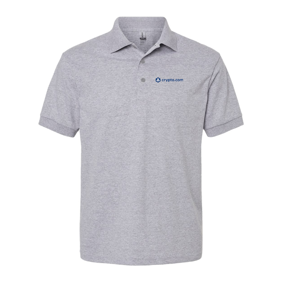 Men's Crypto.Com  Logo Dry Blend Polo