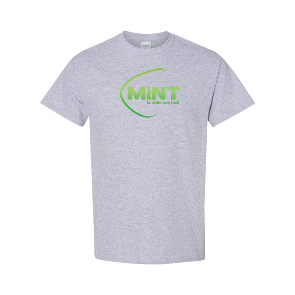 Men's Mint Radio Logo Cotton T-Shirt