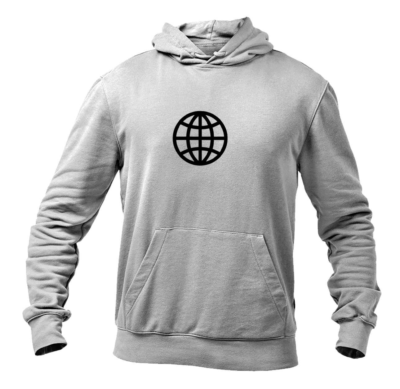 Men's Internet Globe Softstyle Midweight Hooded Sweatshirt