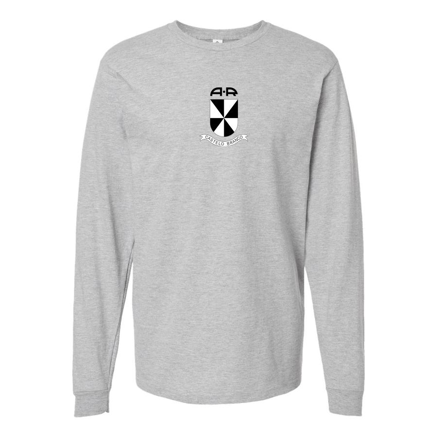 Men's Alcobia e Ribeiro Logo Cotton Long Sleeve T-Shirt