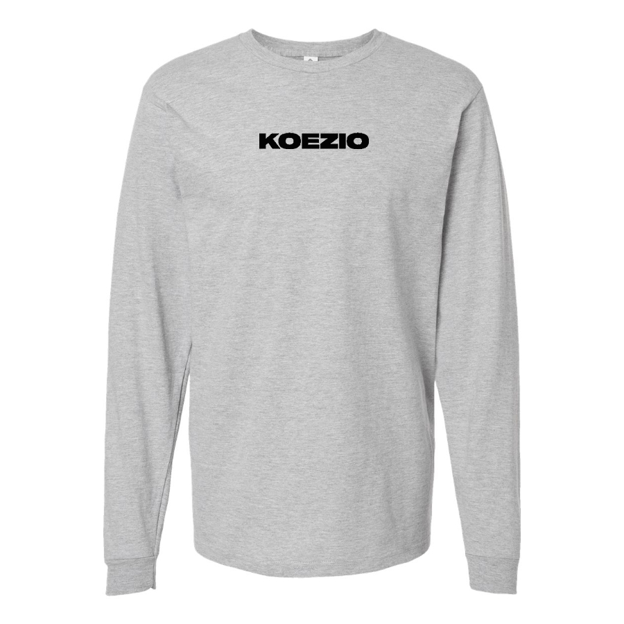 Men's KOEZIO Logo Cotton Long Sleeve T-Shirt
