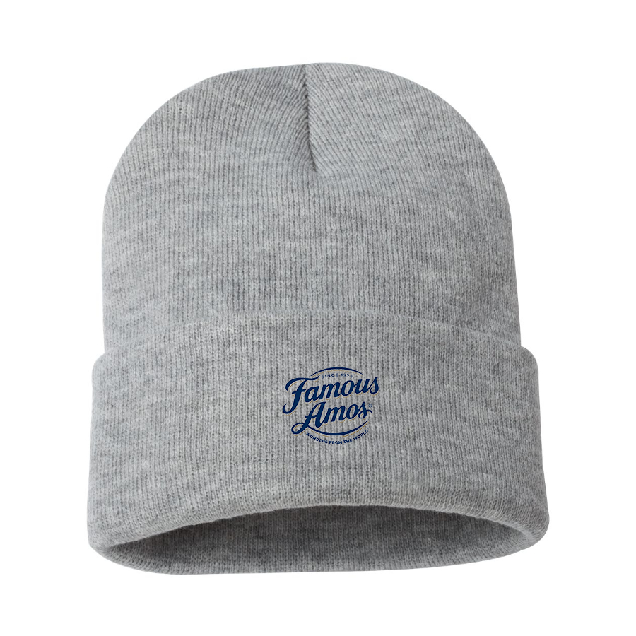 Famous Amos Logo Beanie Hat