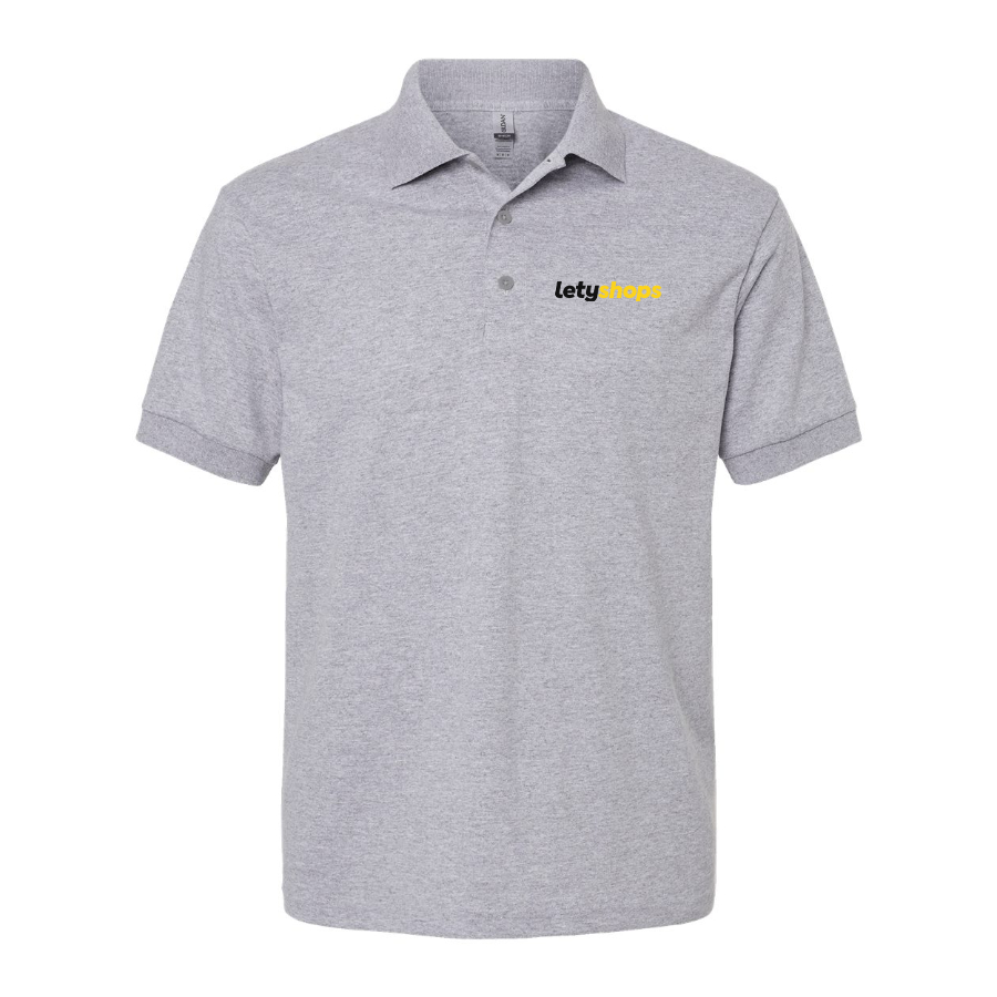 Men's LetyShops Logo Dry Blend Polo