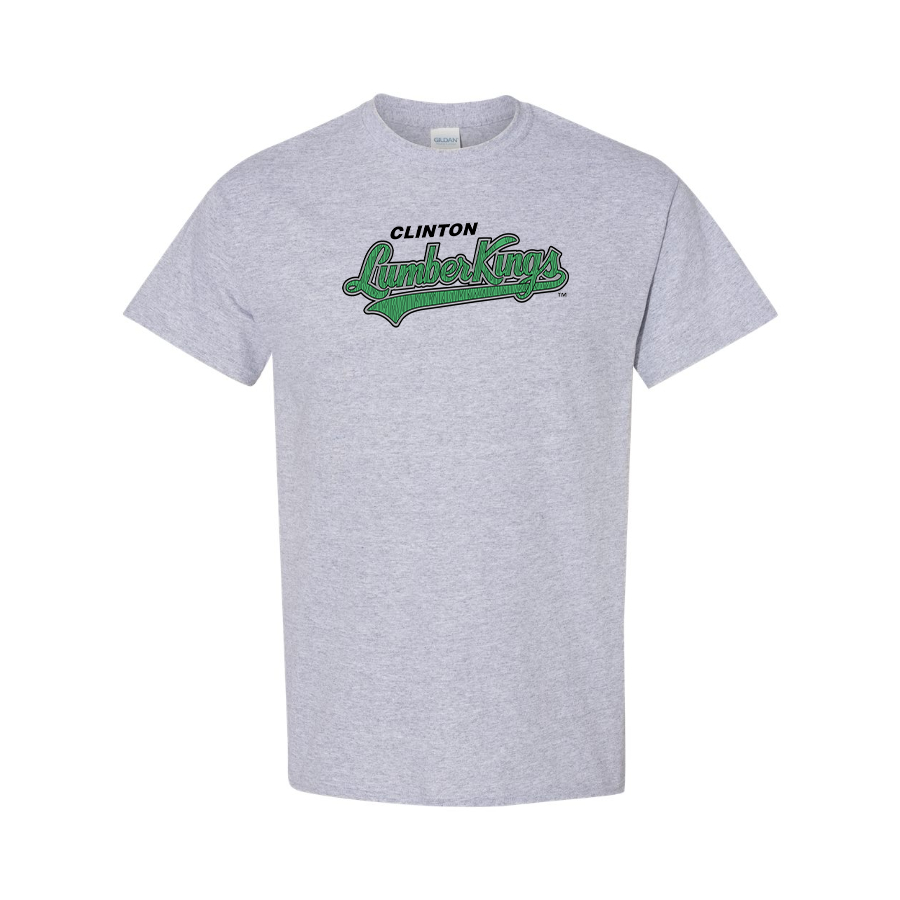 Men's Clinton LumberKings  Logo Cotton T-Shirt