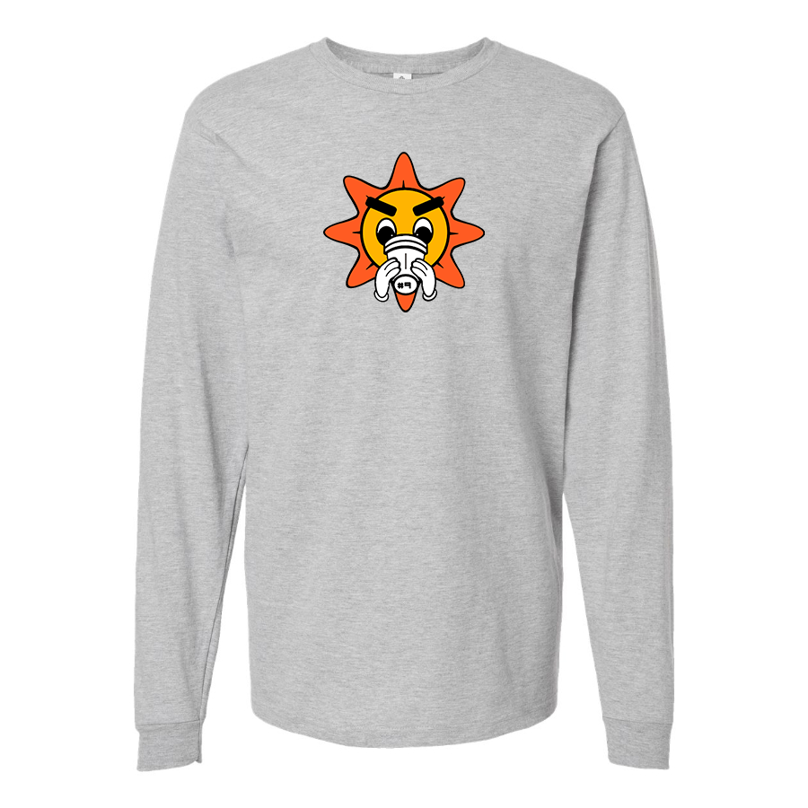 Men's Glo Gang Logo Cotton Long Sleeve T-Shirt