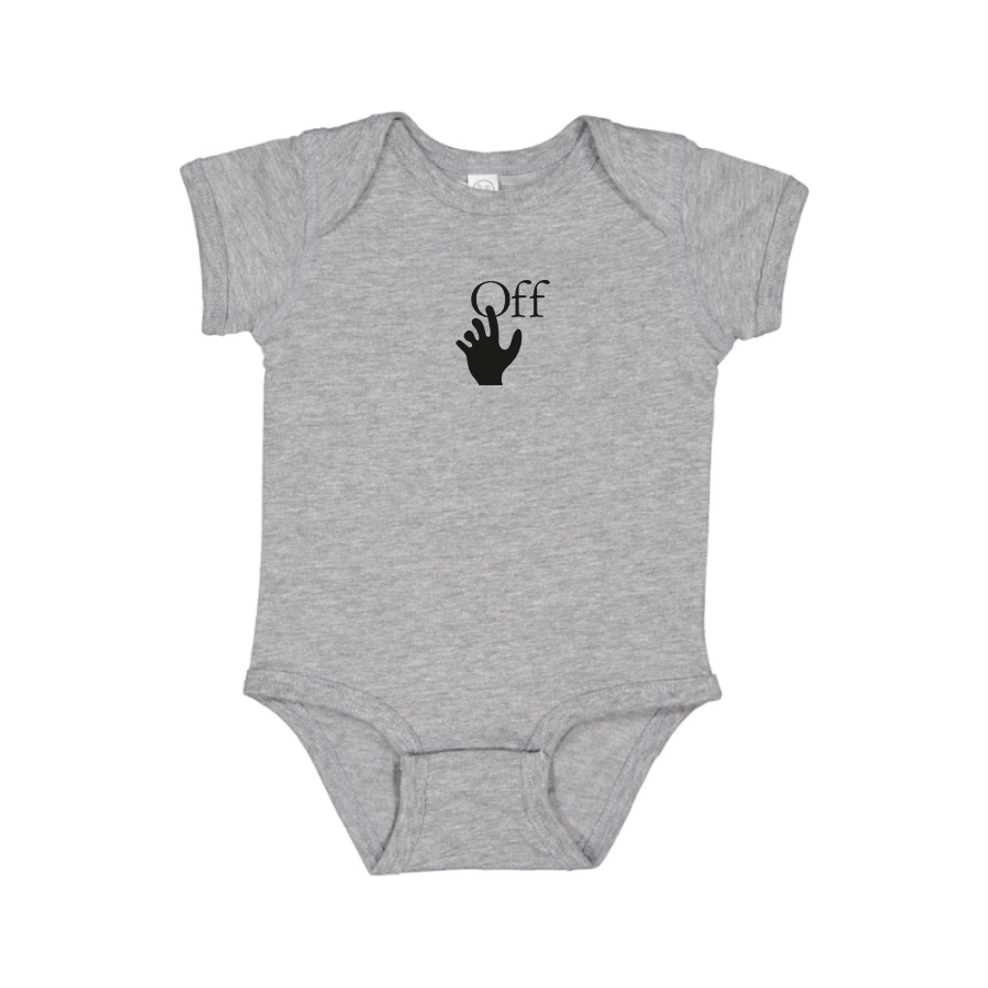 Off-White Hand Logo  Baby Onesie Romper