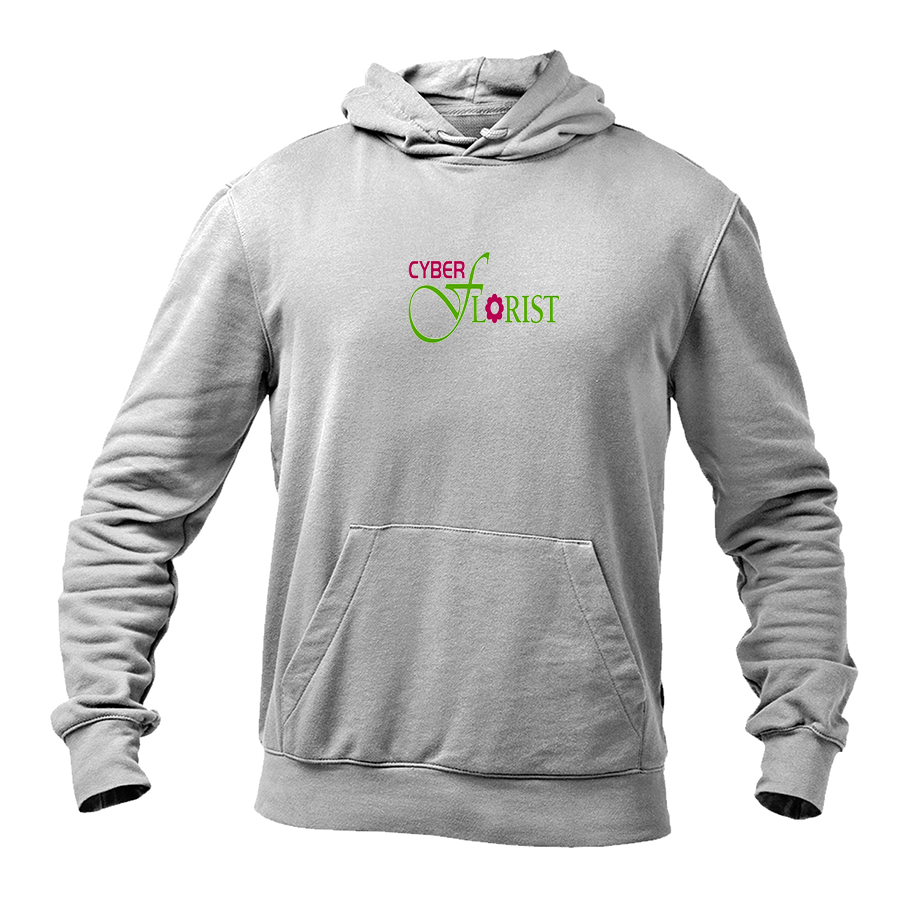 Men's Cyber Florist Logo Pullover Hoodie