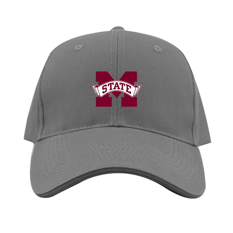 Mississippi State Bulldogs Logo Dad Baseball Cap Hat