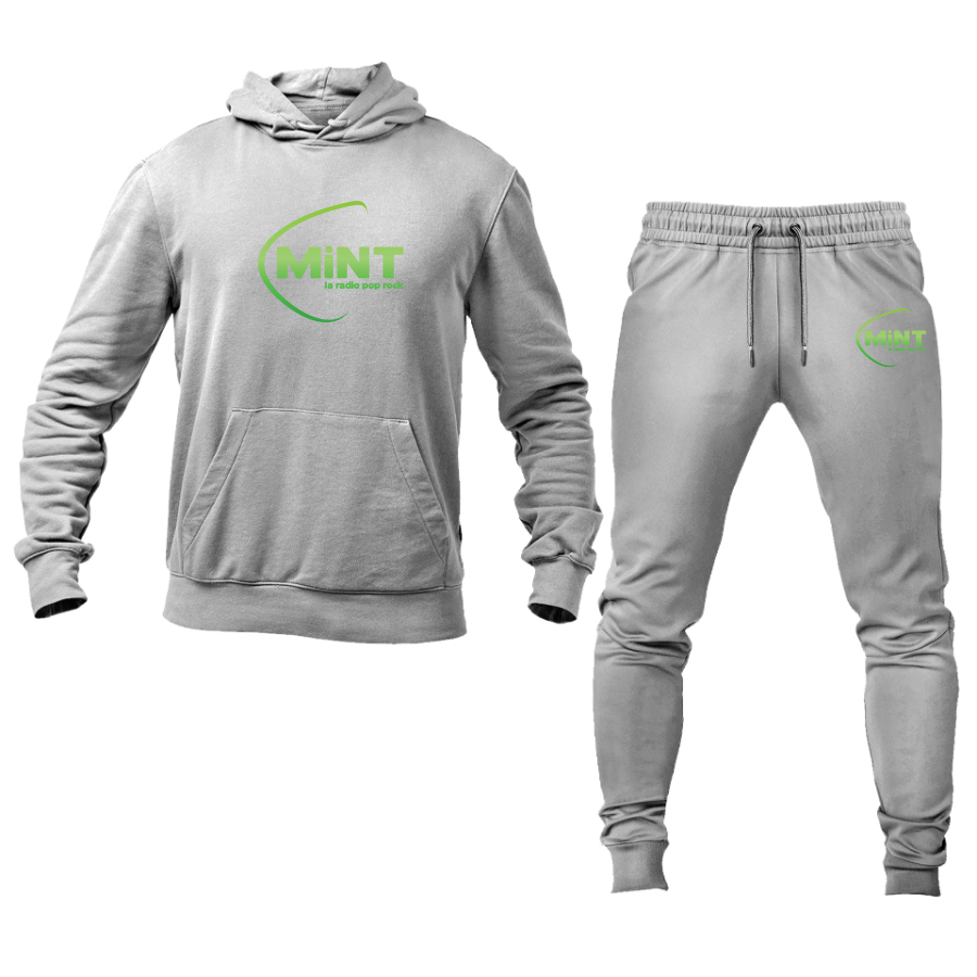 Men's Mint Radio Logo Hoodie Joggers Set