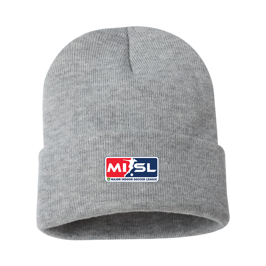 Major Indoor Soccer League Logo Beanie Hat
