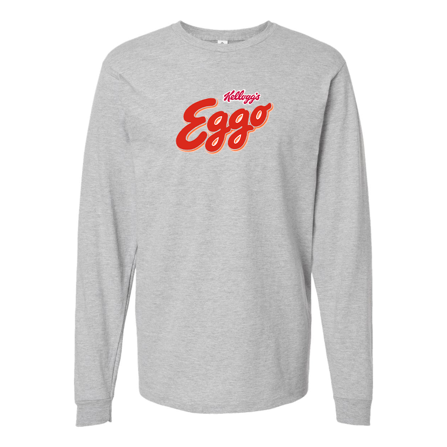 Men's Eggo Logo Cotton Long Sleeve T-Shirt