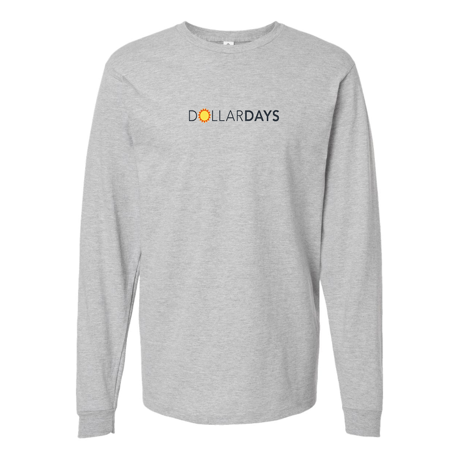 Men's Dollar Days Logo Cotton Long Sleeve T-Shirt