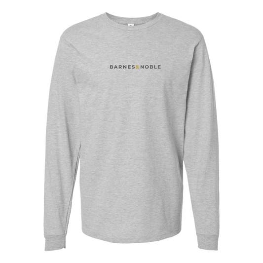 Men's Barnes Noble Logo Cotton Long Sleeve T-Shirt