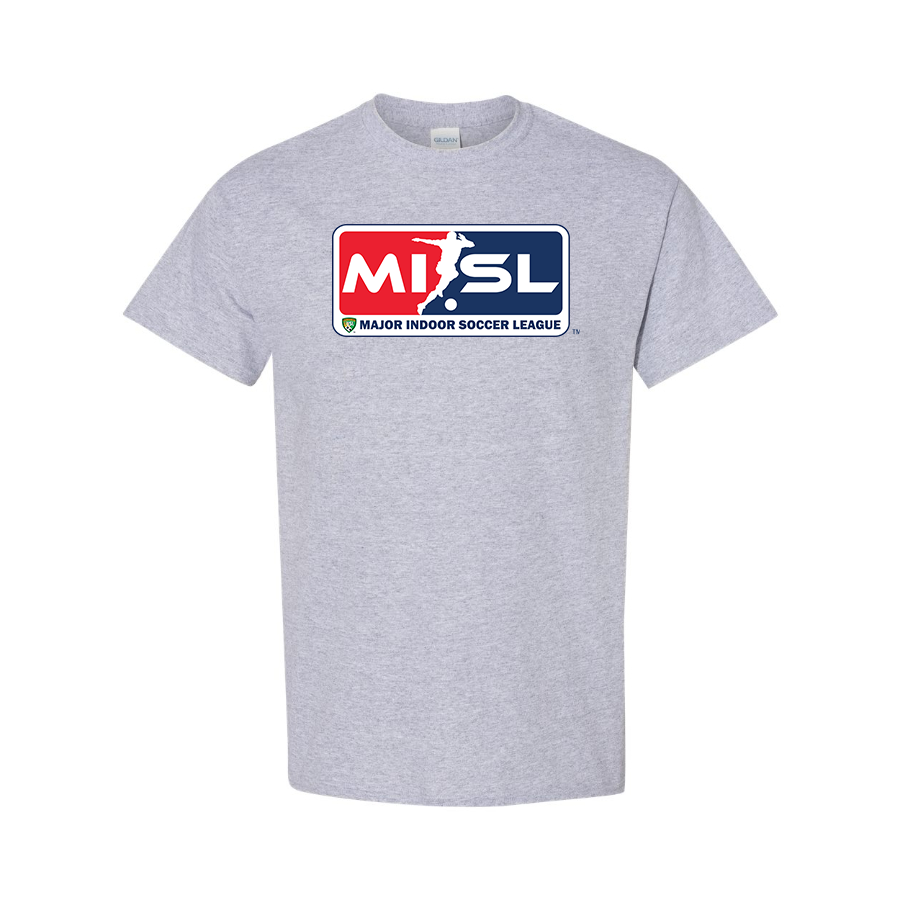 Men's Major Indoor Soccer League Logo Cotton T-Shirt