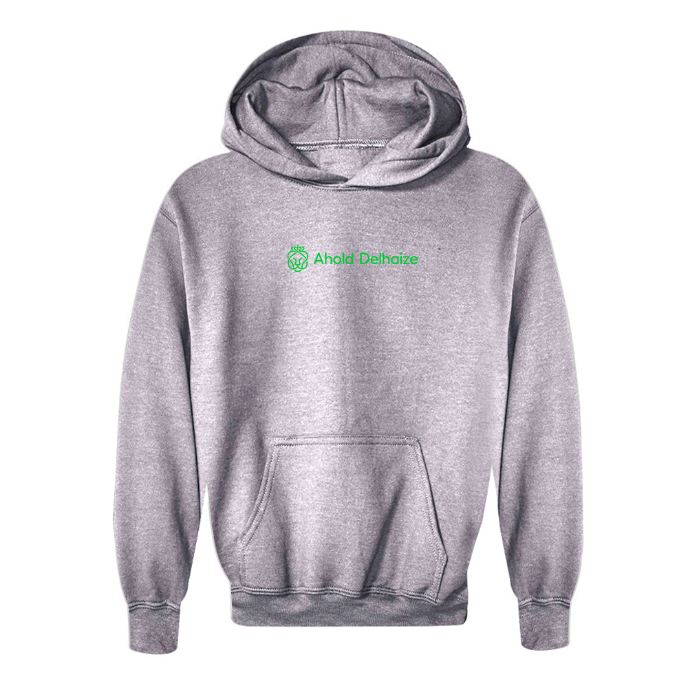 Youth  Ahold Delhaize Vertical Logo  Pullover Hoodie