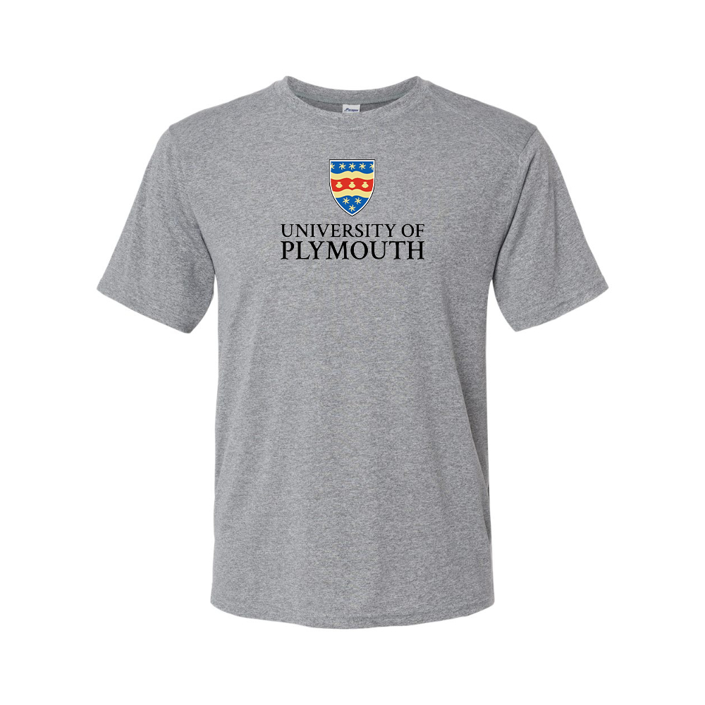 Men's University of Plymouth Logo  Performance T-Shirt
