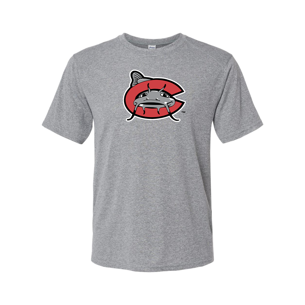 Men's Carolina Mudcats Logo Performance T-Shirt
