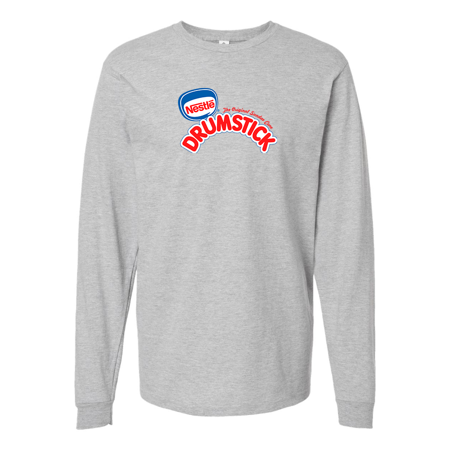 Men's Drumstick Logo Cotton Long Sleeve T-Shirt