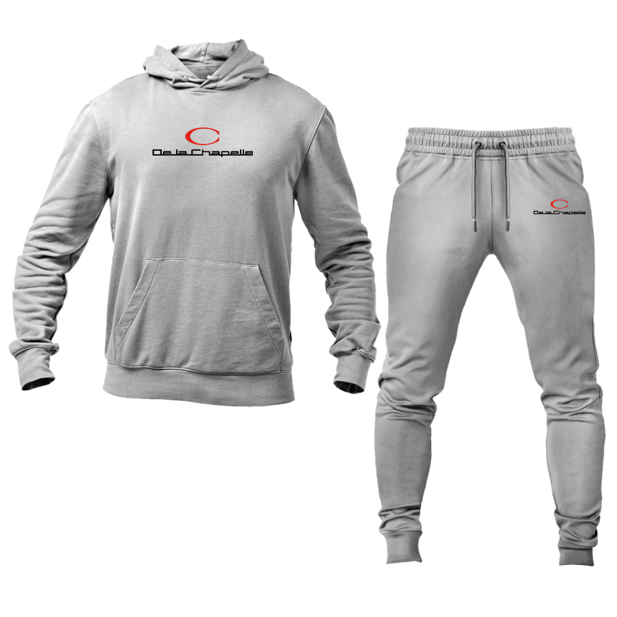 Men's De La Chapelle  Logo Hoodie Joggers Set