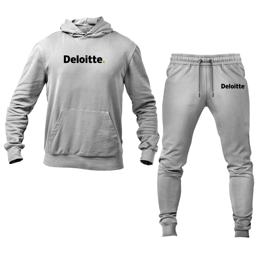 Men's Deloitte Logo Hoodie Joggers Set