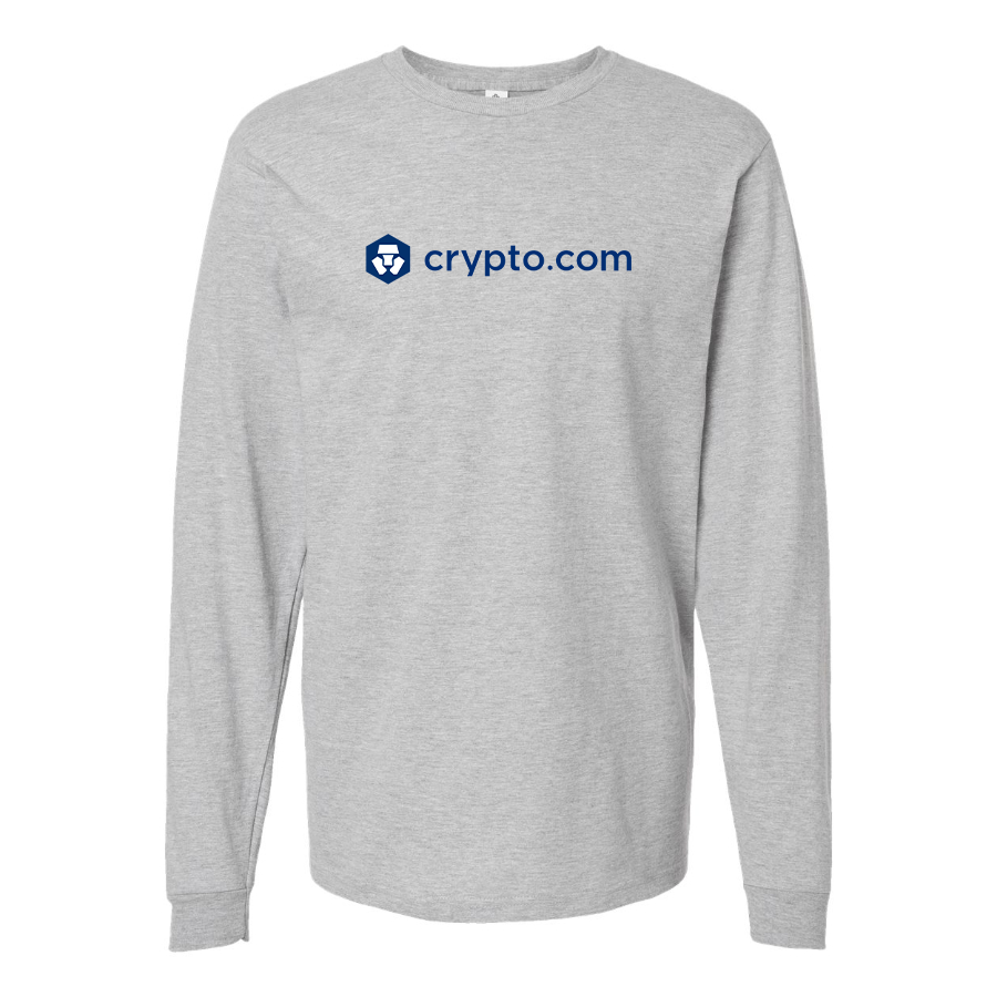 Youth Crypto.Com  Logo Long sleeves