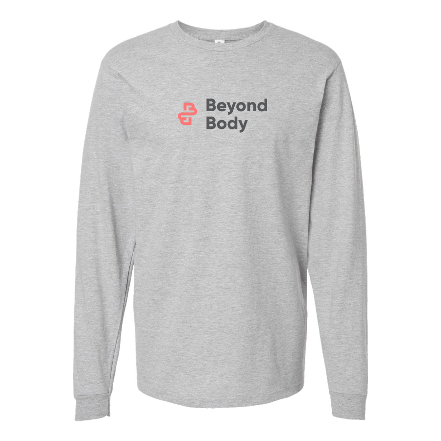 Men's Byond Body Logo Cotton Long Sleeve T-Shirt
