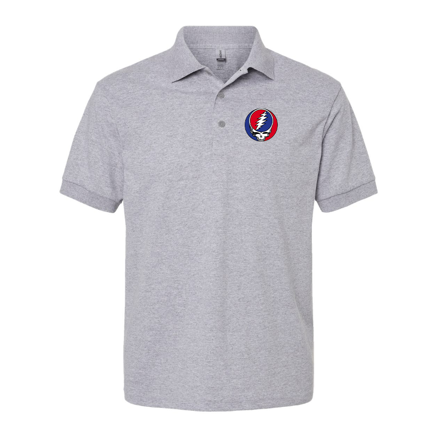 Men's Gratefu Dead Logo Dry Blend Polo