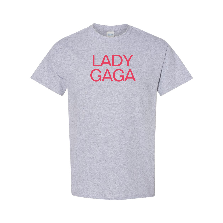 Men's Lady Gaga Logo Cotton T-Shirt