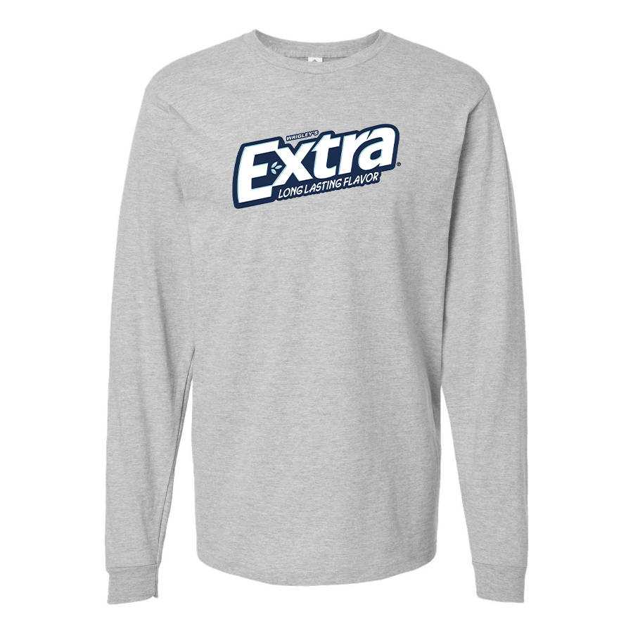 Men's Extra Gum Logo Cotton Long Sleeve T-Shirt
