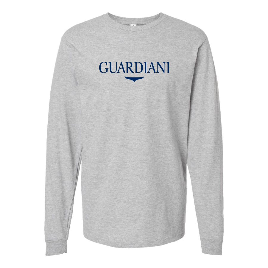 Men's Alberto Guardiani Logo Cotton Long Sleeve T-Shirt