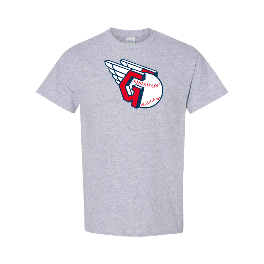 Men's Cleveland Guardians   Logo Cotton T-Shirt