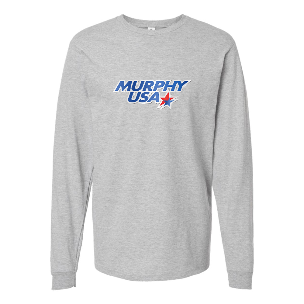 Men's Murphy USA  Logo Cotton Long Sleeve T-Shirt